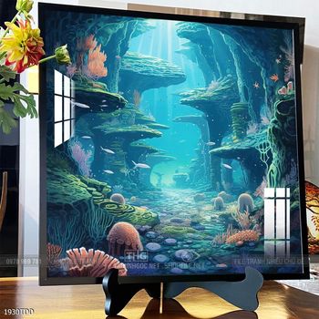 Tranh cá heo đẹp