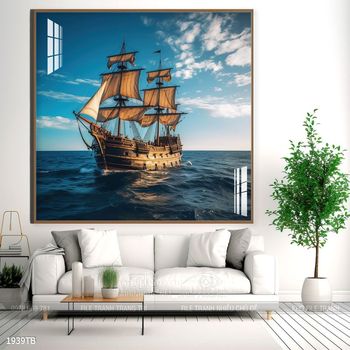 Tranh thuận buồm xuôi gió treo tường