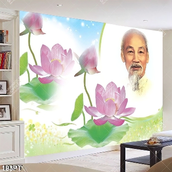 Tranh thờ Chủ Tịch HỒ CHÍ MINH in uv