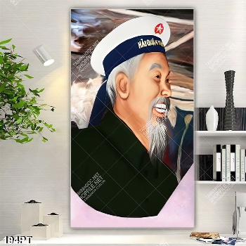 Tranh chân dung chủ tịch HỒ CHÍ MINH