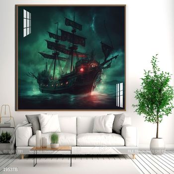 Tranh phong thủy thuận buồm xuôi gió tài lộc đẹp