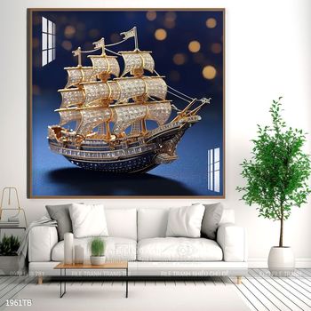 Tranh thuận buồm xuôi gió treo tường