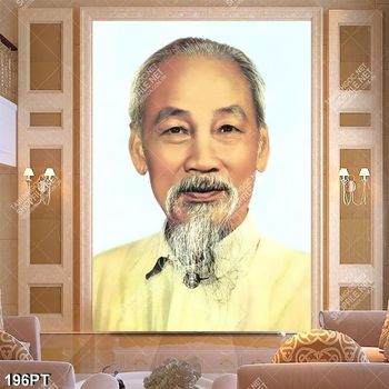 Tranh chân dung chủ tịch HỒ CHÍ MINH in kính Tranh chân dung chủ tịch HỒ CHÍ MINH in kính