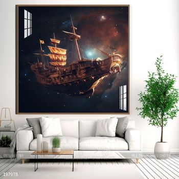 Tranh thuận buồm xuôi gió treo tường đẹp