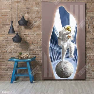 Tranh phi hành gia decor trang trí tường