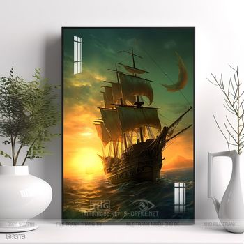 Tranh thuận buồm xuôi gió treo tường