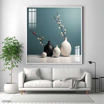 Mẫu tranh bình hoa treo tường đẹp nhất