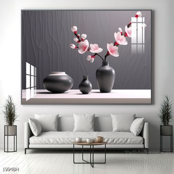 Tranh bình hoa đẹp