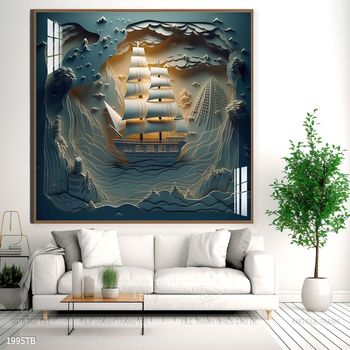 Tranh thuận buồm xuôi gió đẹp