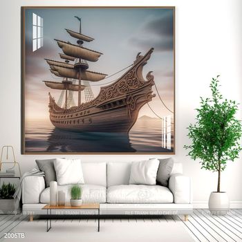 Tranh thuận buồm xuôi gió đẹp