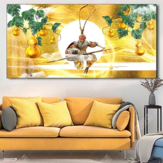 Tranh nghệ thuật tề thiên đại thánh decor trang trí tường nhà