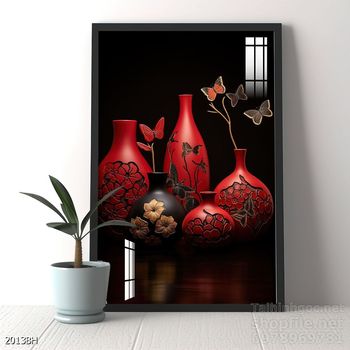 File tranh bình hoa nghệ thuật mẫu mới nhất