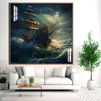 Tranh thuận buồm xuôi gió trang trí tường nhà