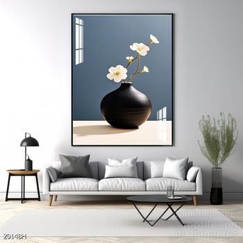 Tranh bình hoa 3D tuyệt đẹp