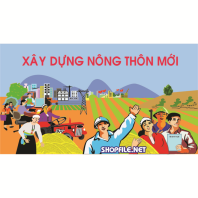 Tranh cổ động phát triển nông thôn mới