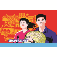 Pano Tranh cổ động nhân dân chăm lo sản xuất