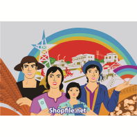 Vector Pano tranh cổ động