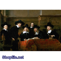 Tranh sơn dầu quý ông nói chuyện