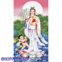 Quan thế âm bồ tát và tiều nhi đồng