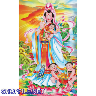 Quan thế âm bồ tát và tiểu nhi đồng