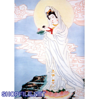 Quan thế âm bồ tát và các vị thánh