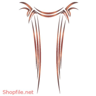 Vector Hình Xăm Hoa Văn Khung Họa Tiết