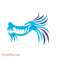 Vector Hình Xăm Rồng Họa Tiết Đệp