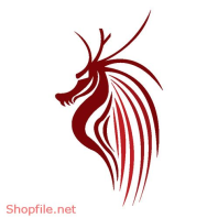 Vector Hình Xăm Rồng Đồ Họa Đẹp