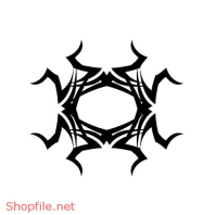 Vector Hình Xăm Hoa Văn Ấn Tượng