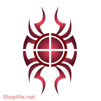 Vector Hình Xăm Hoa Văn Ấn Tượng