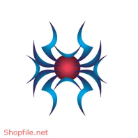 Vector Hình Xăm Hoa Văn Ấn Tượng