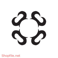 Vector Hình Xăm Hoa Văn Ấn Tượng