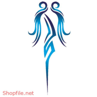 Vector Hình Xăm Hoa Văn Ấn Tượng