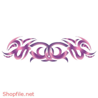 Vector Hình Xăm Hoa Văn Ấn Tượng