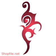 Vector Hình Xăm Hoa Văn Ấn Tượng