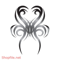 Vector Hình Xăm Hoa Văn Ấn Tượng