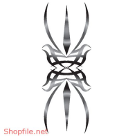 Vector Hình Xăm Hoa Văn Ấn Tượng