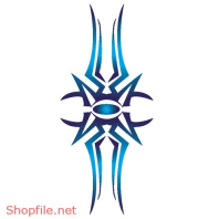 Vector Hình Xăm Hoa Văn Ấn Tượng