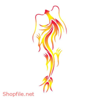 Vector Hình Xăm Rồng Đồ Họa Đẹp