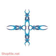 Vector Hình Xăm Hoa Văn Ấn Tượng