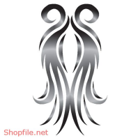 Vector Hình Xăm Hoa Văn Ấn Tượng