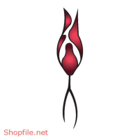 Vector Hình Xăm Đồ Họa Hoa Hồng Đẹp