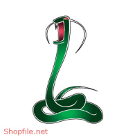 Vector Hình Xăm Rắn Hổ Mang Đẹp