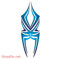 Vector Hình Xăm Hoa Văn Ấn Tượng