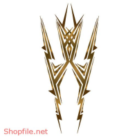 Vector Hình Xăm Hoa Văn Ấn Tượng