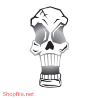 Vector Hình Xăm Đầu Lâu Ấn Tượng