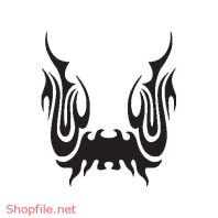 Vector Hình Xăm Hoa Văn Decal Ấn Tượng