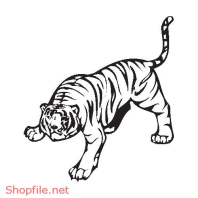 Vector Hình Xăm Decal Sư Tử Ấn Tượng