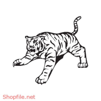 Vector Hình Xăm Decal Sư Tử Ấn Tượng