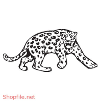 Vector Hình Xăm Decal Sư Tử Ấn Tượng